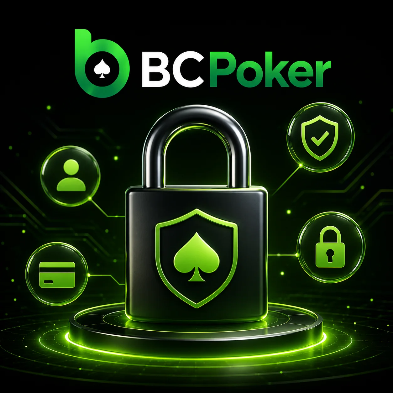 Замок безопасности и защита аккаунта в приложении BCPoker.